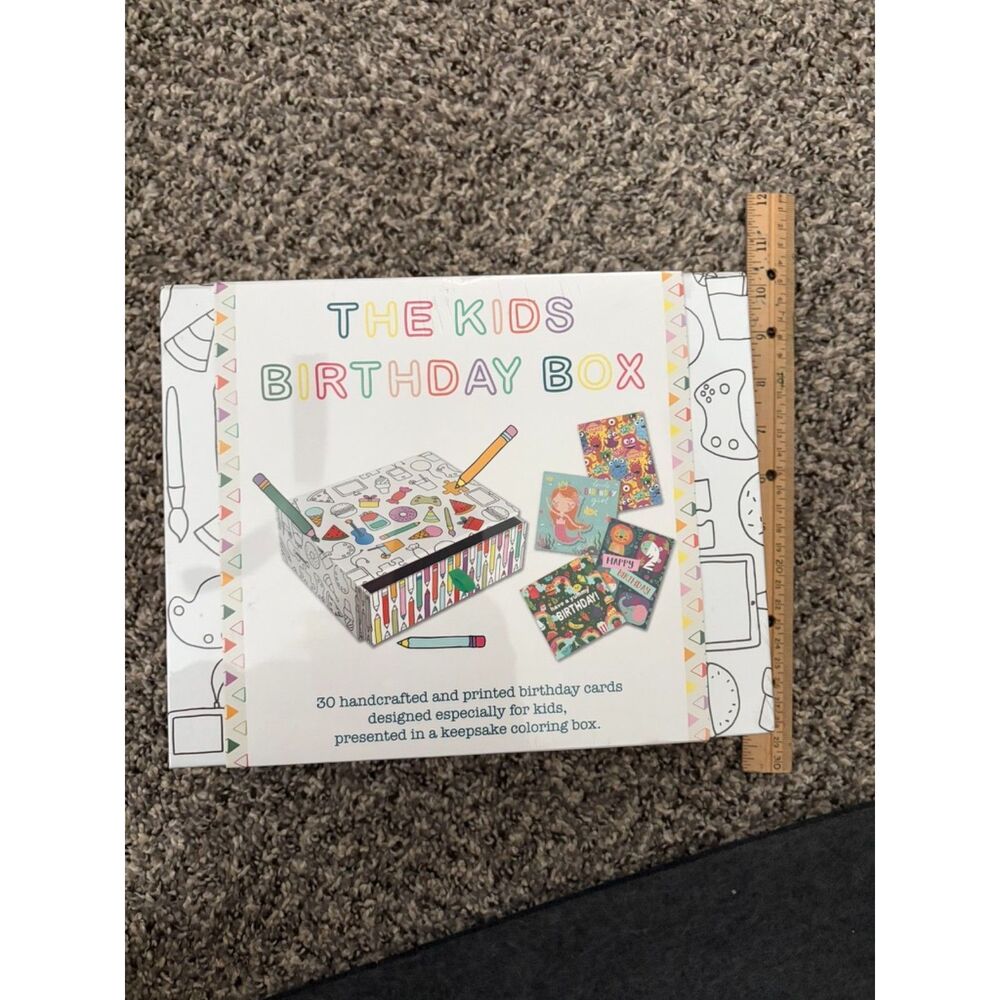 the Kids Birthday box - 30 birthday cards for kids